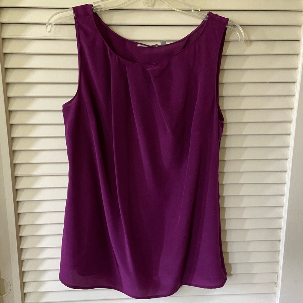 Halogen 100% silk top